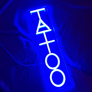 TATTOO LED Nápis - BLUE
