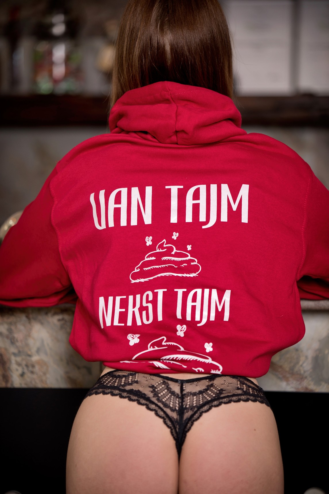 Mikina VAN TAJM červená 