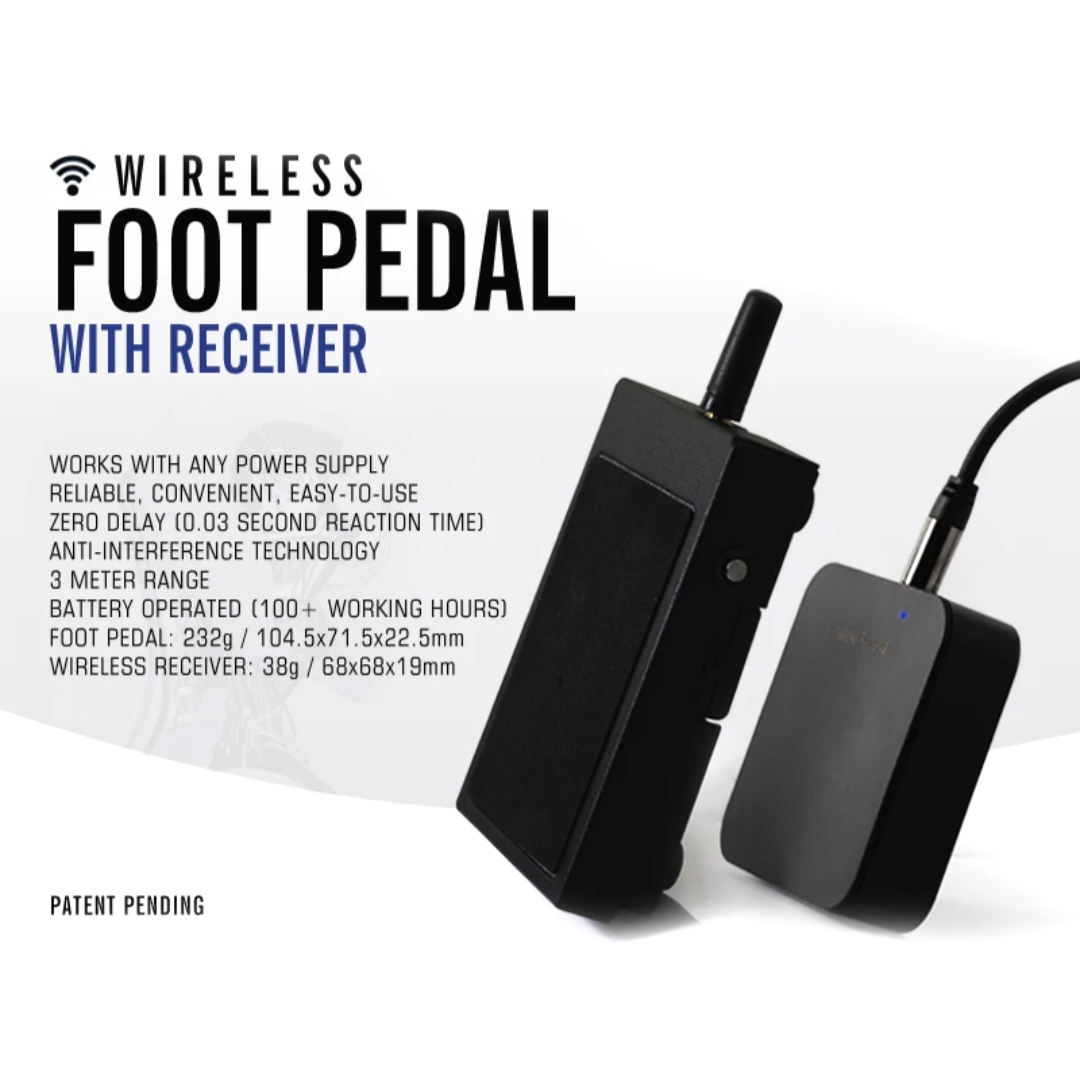 Radical wireless foot pedal 