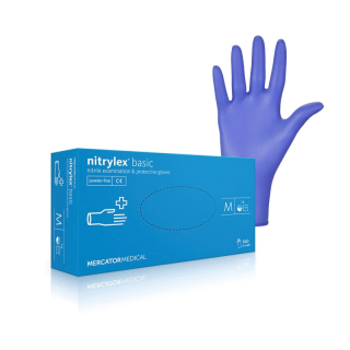 Rukavice NITRYLEX Basic BLUE XL, 100 ks 