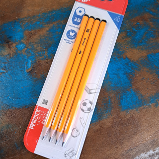 Ceruzky grafitové (obyčajné) 2B