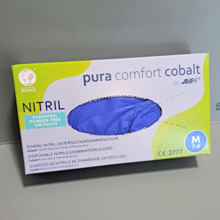 Pura Comfort Cobalt nitrilové rukavice 100 ks
